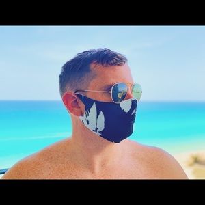 Black and White Face Mask unisex